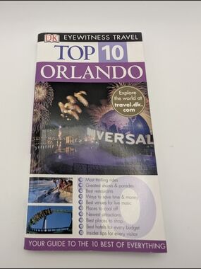DK Eyewitness Top 10 Travel Guide: Orlando, Vtg 2006 , With Maps
